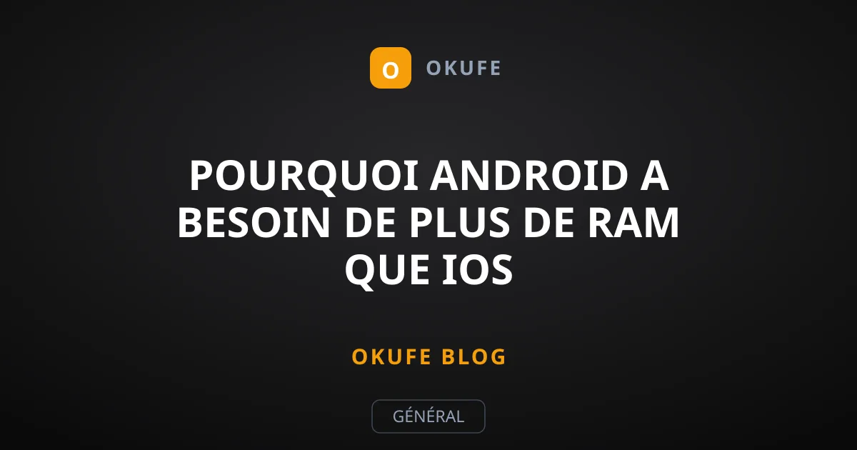Pourquoi Android a Besoin de Plus de RAM que iOS